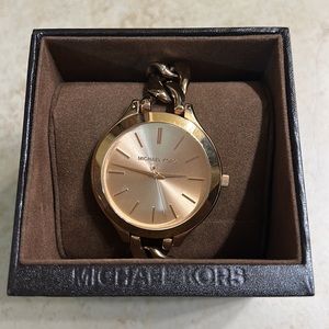 NWT Michael Kors rose gold watch